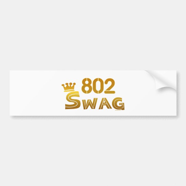 Autocollant De Voiture Butin de 802 Vermont (Devant)