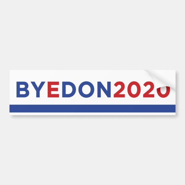 Autocollant De Voiture BYE DON 2020 bumper sticker (Devant)