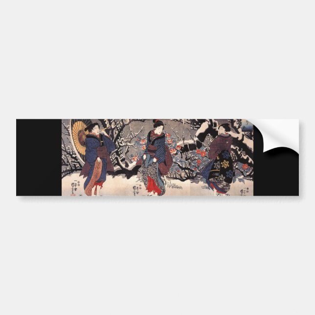 Autocollant De Voiture C. de peinture japonais 1800's (Devant)