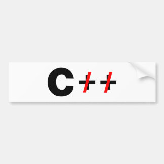 Autocollant De Voiture C, pas C++