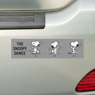 Autocollant De Voiture cacahuètes La Danse Snoopy
