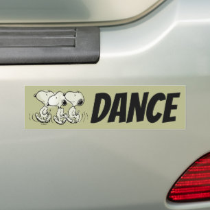 Autocollant De Voiture cacahuètes   Snoopy Walking Tall