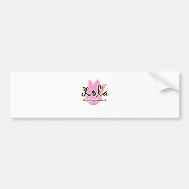 Autocollant De Voiture Cadeau du jour de mère de Lola de Philippin (Devant)