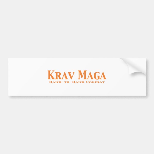 Autocollant De Voiture Cadeaux de Krav Maga (Devant)