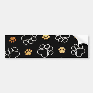 Autocollant De Voiture Cadeaux d'empreintes de pattes de chiot de chien