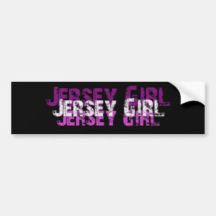 Autocollant De Voiture Cadeaux et salutations de FILLE du JERSEY