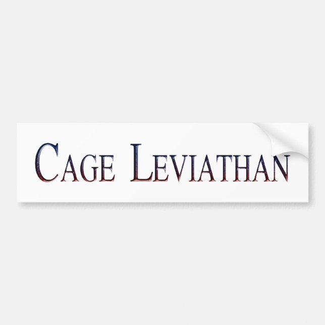 Autocollant De Voiture Cage Leviathan (Devant)