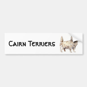 Autocollant De Voiture Cairn Terrier