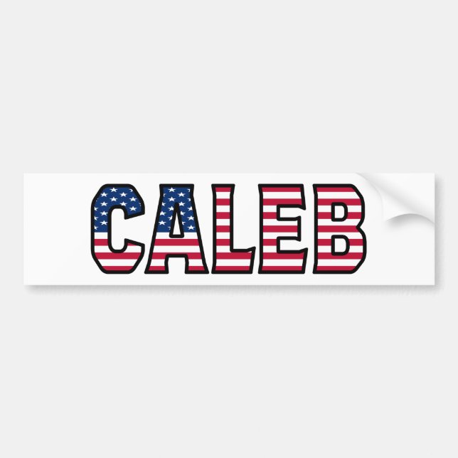 Autocollant De Voiture Caleb Nom Vorname USA Aufkleber Sticker Auto (Devant)