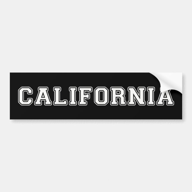 Autocollant De Voiture Californie (Devant)