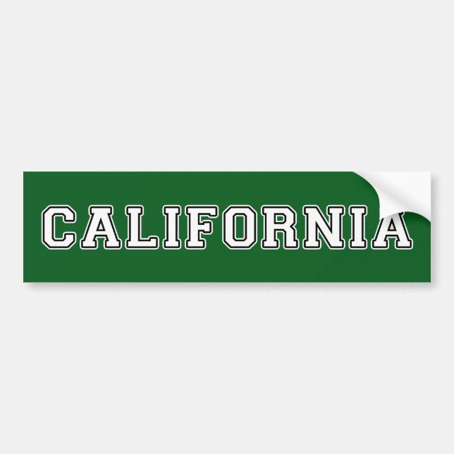 Autocollant De Voiture Californie (Devant)