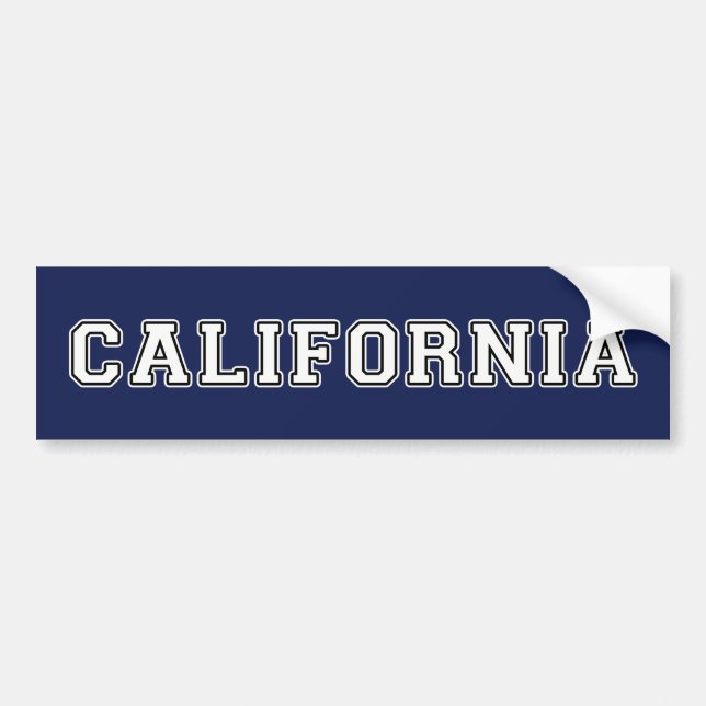 Autocollant De Voiture Californie (Devant)