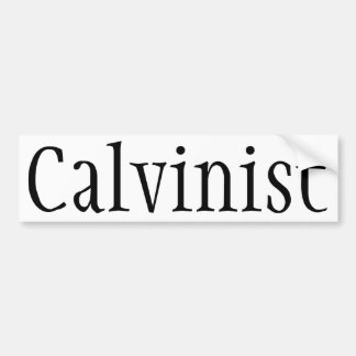 Autocollant De Voiture Calviniste