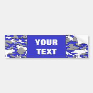 Autocollant De Voiture camo du bleu 3d