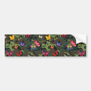 Autocollant De Voiture camouflage papillon