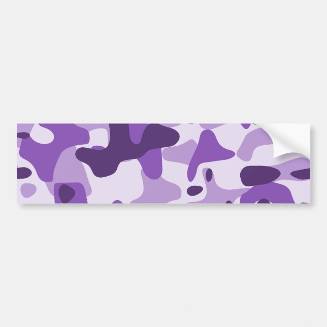 Autocollant De Voiture Camouflage pourpre (Devant)