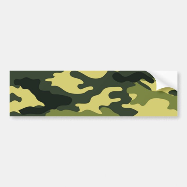 Autocollant De Voiture Camouflage vert (Devant)