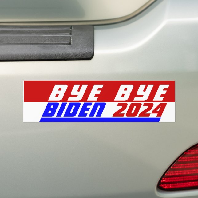 Autocollant De Voiture Campagne 2024 Bye Bye Président Joe BIDEN Save USA (En voiture)
