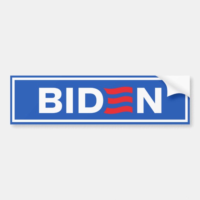 Autocollant De Voiture Campagne Biden (Devant)