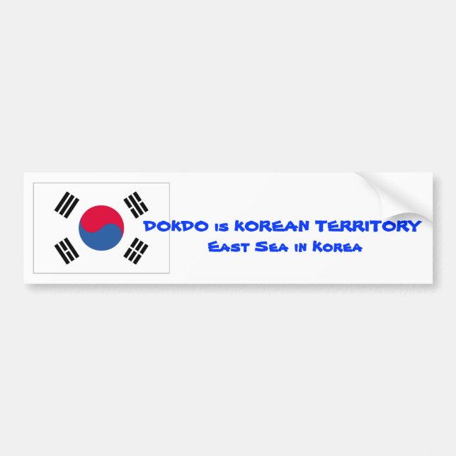 Autocollant De Voiture Campagne de DOKDO (Devant)