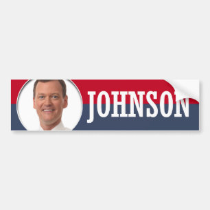 AUTOCOLLANT DE VOITURE CAMPAGNE DE JEFF JOHNSON