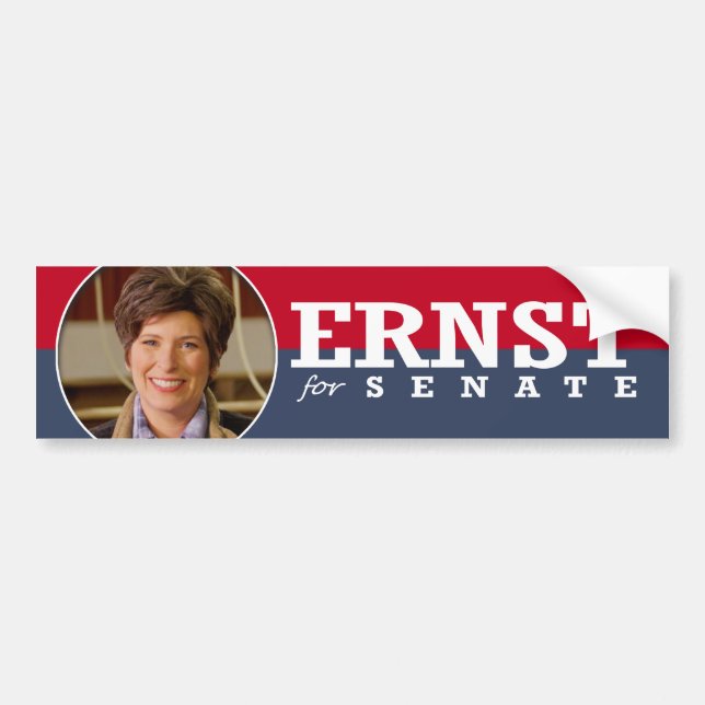 AUTOCOLLANT DE VOITURE CAMPAGNE DE JONI ERNST (Devant)