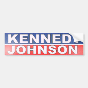 Autocollant De Voiture Campagne de Kennedy Johnson
