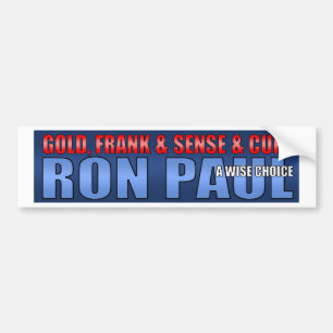 Autocollant De Voiture Campagne présidentielle de Ron Paul 2012
