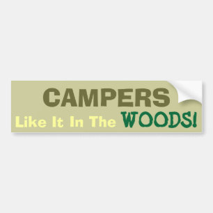 Autocollant De Voiture Camping Fun !