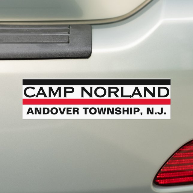 AUTOCOLLANT DE VOITURE CAMPS D'ÉTÉ (En voiture)