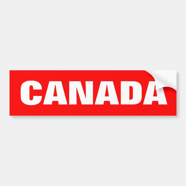 Autocollant De Voiture Canada (Devant)