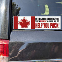 CANADA Si Ce Drapeau Vous Offense