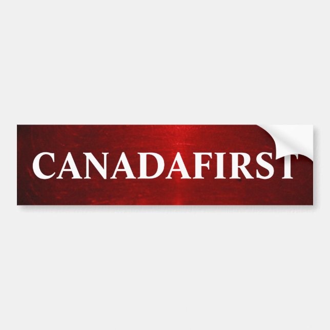 Autocollant De Voiture CANADAFIRST Life Bold (Devant)