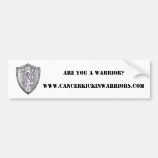 Autocollant De Voiture Cancerkickinwarriors-logo-PETITS, ÊTES VOUS Un