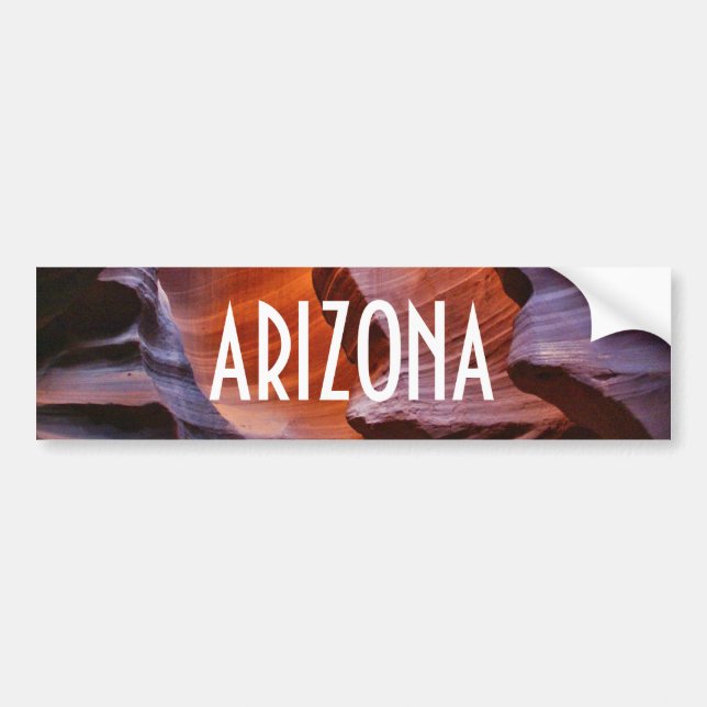 Autocollant De Voiture Canyons de l'Arizona Slot (Devant)