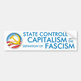Autocollant De Voiture Capitalisme contrôlé par l'État