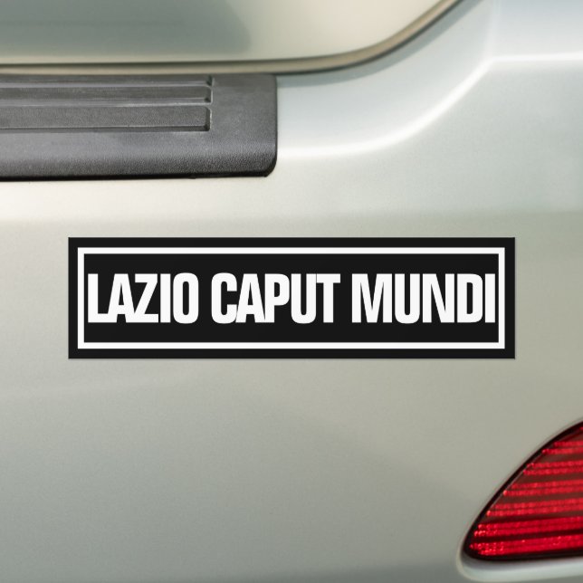 AUTOCOLLANT DE VOITURE CAPUTE LAZIO MUNDI (En voiture)