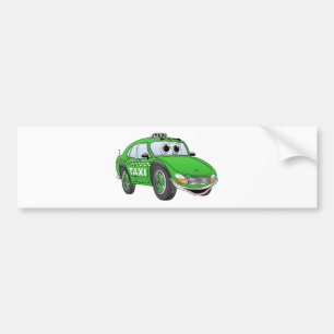Autocollant De Voiture Cartographie de taxi vert