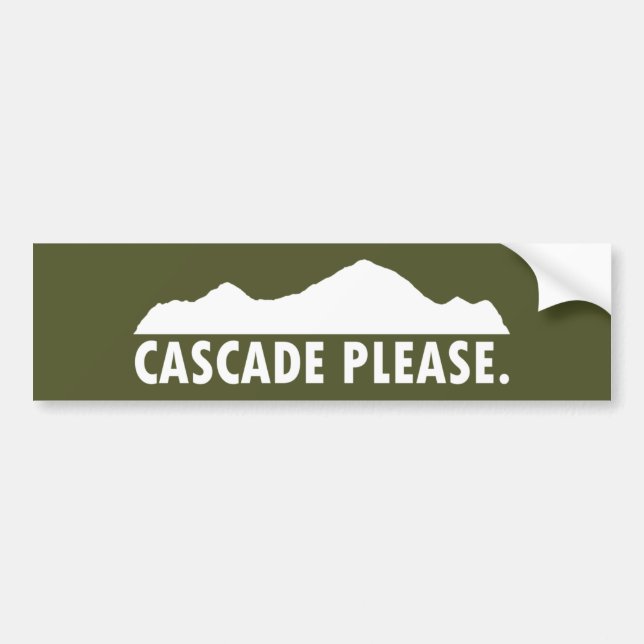 Autocollant De Voiture Cascade Idaho S'Il Vous Plaît (Devant)