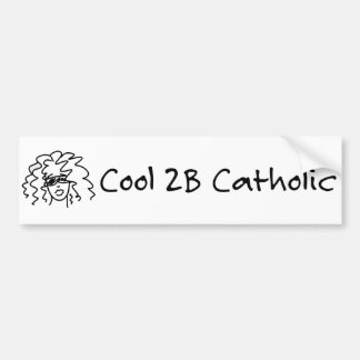 Autocollant De Voiture Catholique 2B frais