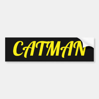 AUTOCOLLANT DE VOITURE CATMAN