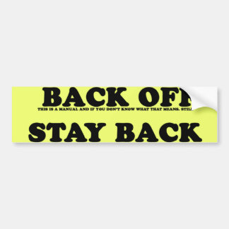 Autocollant De Voiture Ce camion est un manuel