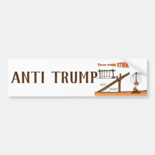Autocollant De Voiture Ce poisson pue ! / Anti Trump,