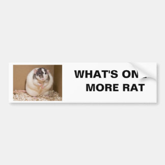 Autocollant De Voiture ce qui est un plus de rat