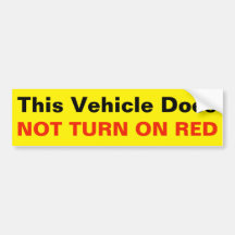 Ce véhicule n'allume pas l'autocollant ROUGE
