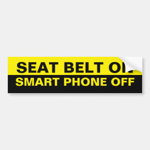 AUTOCOLLANT DE VOITURE CEINTURE DE SIÈGE SUR LE TÉLÉPHONE INTELLIGENT