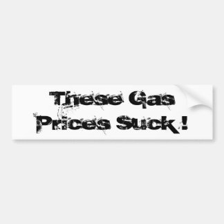 Autocollant De Voiture Ces prix du gaz sucent !