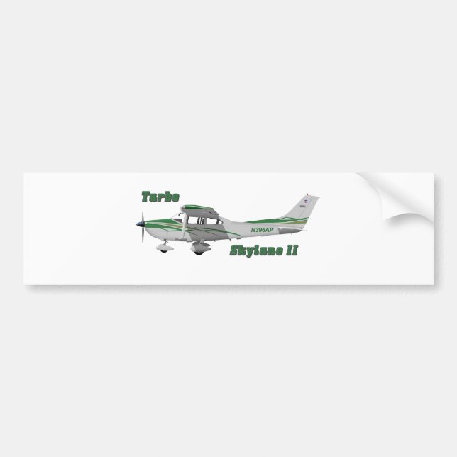 Autocollant De Voiture Cessna 182T Turbo Skylane II 396396T (Devant)
