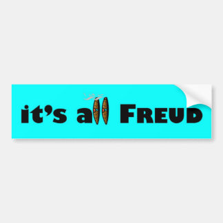 Autocollant De Voiture c'est tout le Freud