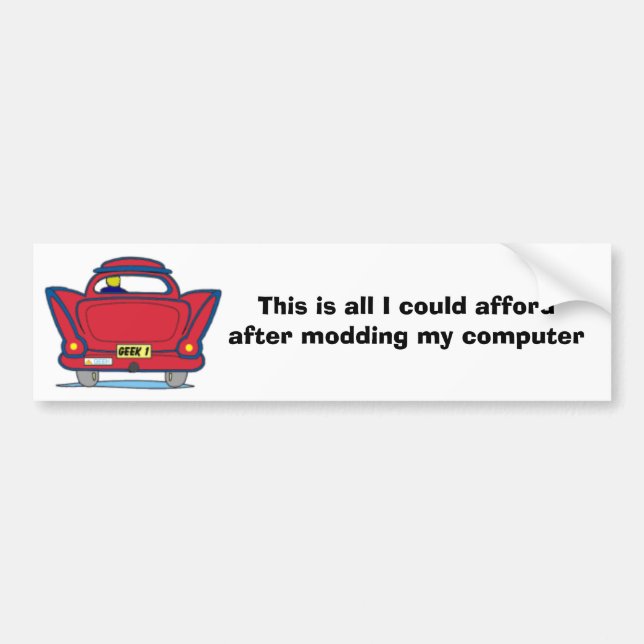 Autocollant De Voiture C'est tout que je pourrais me permettre après (Devant)